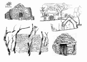 croquis bories
